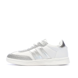 Baskets Blanches/Silver Femme Teddy Smith Plata