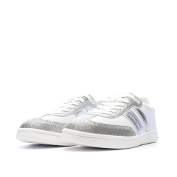 Baskets Blanches/Silver Femme Teddy Smith Plata