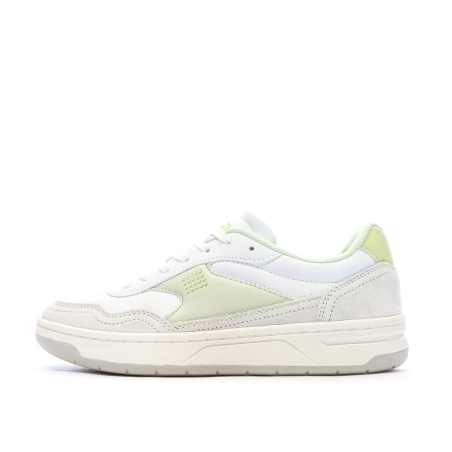 Baskets Blanc/Jaune Femme TBS ALMERIA