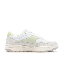 Baskets Blanc/Jaune Femme TBS ALMERIA