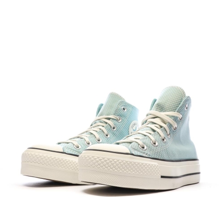Baskets Turquoise Converse Femme Chuck Taylor All Star Lift Infinity
