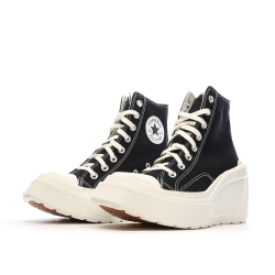 Baskets Noires Femme Converse Chuck 70 De Luxe Wedge A06478C