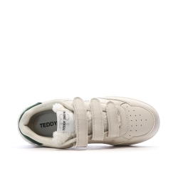 Baskets Ecru/Verte Femme Teddy Smith Sra C