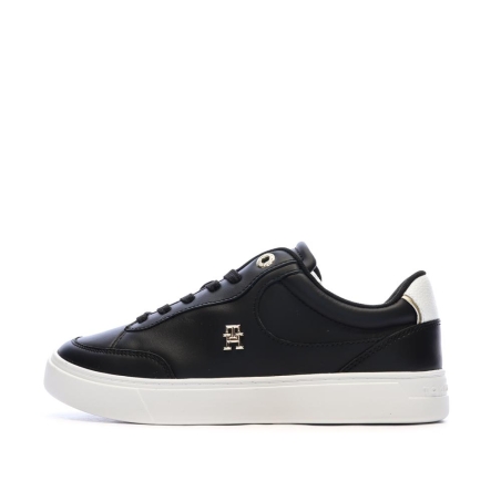 Baskets Noires Femme Tommy Hilfiger Essential Chic Court