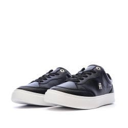 Baskets Noires Femme Tommy Hilfiger Essential Chic Court
