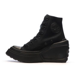 Baskets Noires Femme Converse Chuck 70 De Luxe Wedge