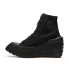 Baskets Noires Femme Converse Chuck 70 De Luxe Wedge