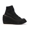Baskets Noires Femme Converse Chuck 70 De Luxe Wedge