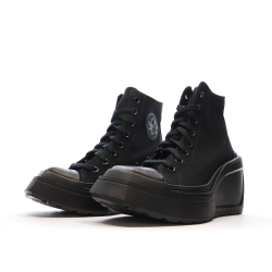 Baskets Noires Femme Converse Chuck 70 De Luxe Wedge