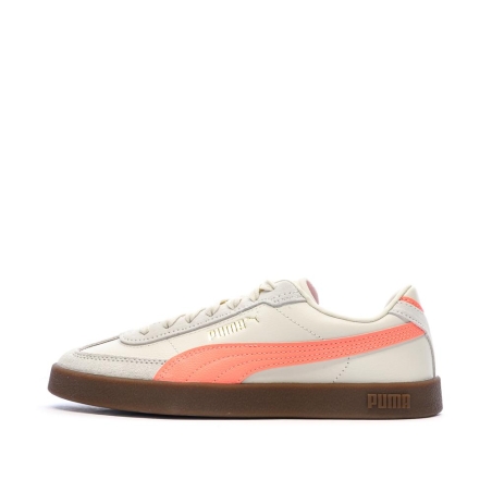 Baskets Beiges/Roses Femme Puma Club Ii Era