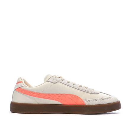 Baskets Beiges/Roses Femme Puma Club Ii Era