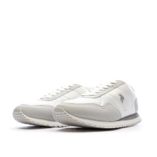Baskets Blanches/Grises Femme US Polo ASSN FS1