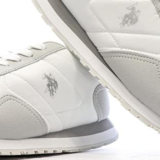 Baskets Blanches/Grises Femme US Polo ASSN FS1
