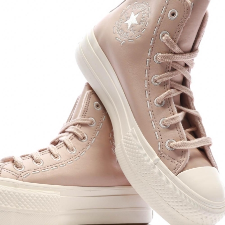 Baskets Roses Femme Converse Chuck Taylor All Star Lift