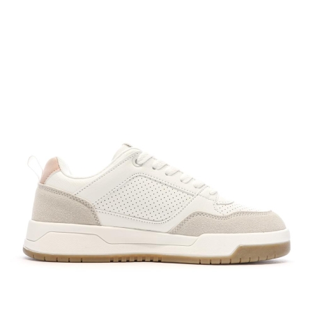 Baskets Blanches/Beiges/Roses Femme Kappa Manisw