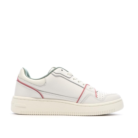 Baskets Blanches/Roses Femme Tommy Hilfiger Retro