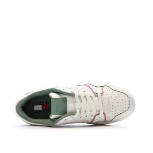 Baskets Blanches/Roses Femme Tommy Hilfiger Retro