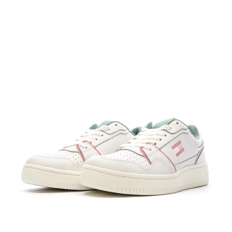 Baskets Blanches/Roses Femme Tommy Hilfiger Retro