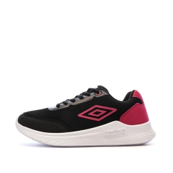 Baskets Noir/Rose Femme Umbro Nateo