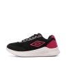 Baskets Noir/Rose Femme Umbro Nateo