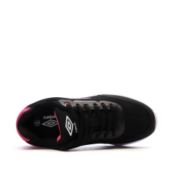 Baskets Noir/Rose Femme Umbro Nateo