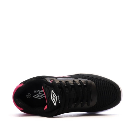 Baskets Noir/Rose Femme Umbro Nateo