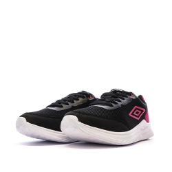 Baskets Noir/Rose Femme Umbro Nateo