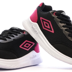 Baskets Noir/Rose Femme Umbro Nateo
