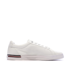Baskets Blanches Femme Tommy Hilfiger Essential Stripes Sn