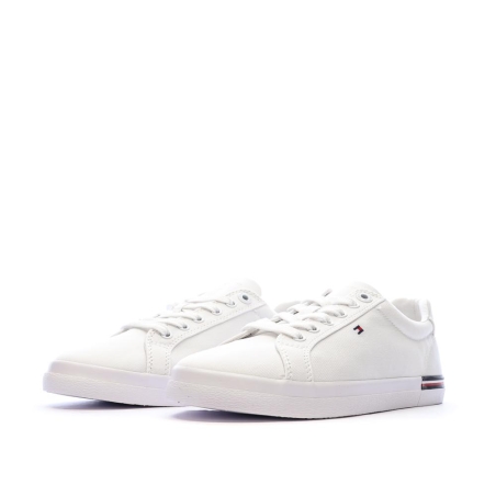 Baskets Blanches Femme Tommy Hilfiger Essential Stripes Sn