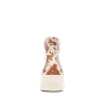 Baskets Oranges/Beige Femme Converse Chuck Taylor All Star Lift