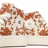 Baskets Oranges/Beige Femme Converse Chuck Taylor All Star Lift