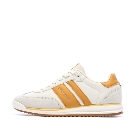 Baskets Blanc/Jaune Femme Marron Teddy Smith 120232