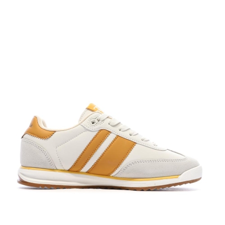 Baskets Blanc/Jaune Femme Marron Teddy Smith 120232