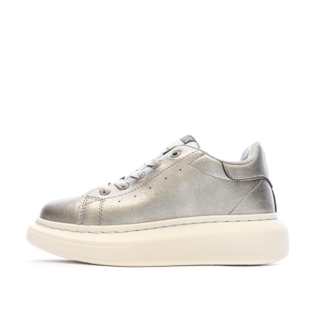 Baskets Argent Femme Chattawak HAWAI