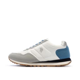 Baskets Blanches/Bleu/Gris Femme US Polo ASSN FS1