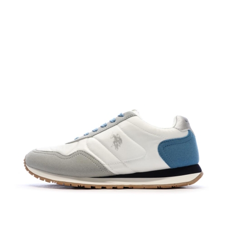 Baskets Blanches/Bleu/Gris Femme US Polo ASSN FS1
