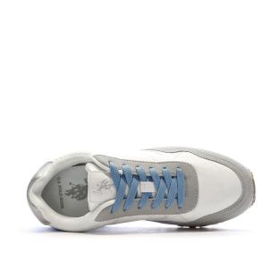 Baskets Blanches/Bleu/Gris Femme US Polo ASSN FS1