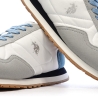 Baskets Blanches/Bleu/Gris Femme US Polo ASSN FS1