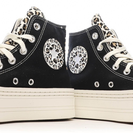 Baskets Noires Femme Converse Chuck Taylor All Star Modern