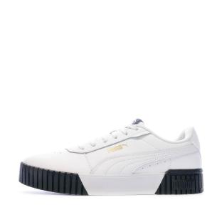 Baskets Blanche/Noire Femme Puma Carina 2.0