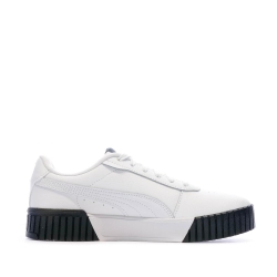 Baskets Blanche/Noire Femme Puma Carina 2.0