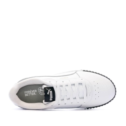 Baskets Blanche/Noire Femme Puma Carina 2.0