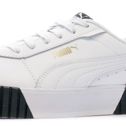 Baskets Blanche/Noire Femme Puma Carina 2.0