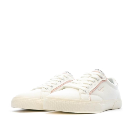 Baskets Blanche Femme Pepe jeans Kenton