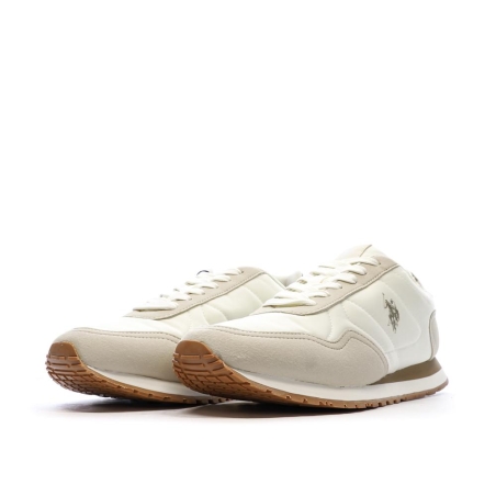 Baskets Blanches/Beiges Femme US Polo ASSN FS1