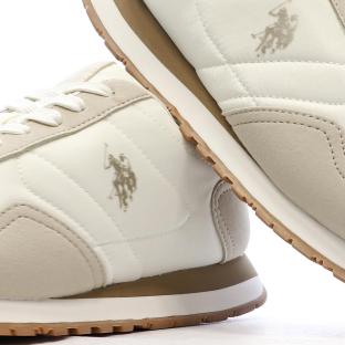 Baskets Blanches/Beiges Femme US Polo ASSN FS1