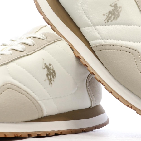 Baskets Blanches/Beiges Femme US Polo ASSN FS1