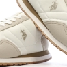 Baskets Blanches/Beiges Femme US Polo ASSN FS1