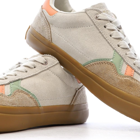 Baskets Beige/Rose Femme Pepe Jeans Travis